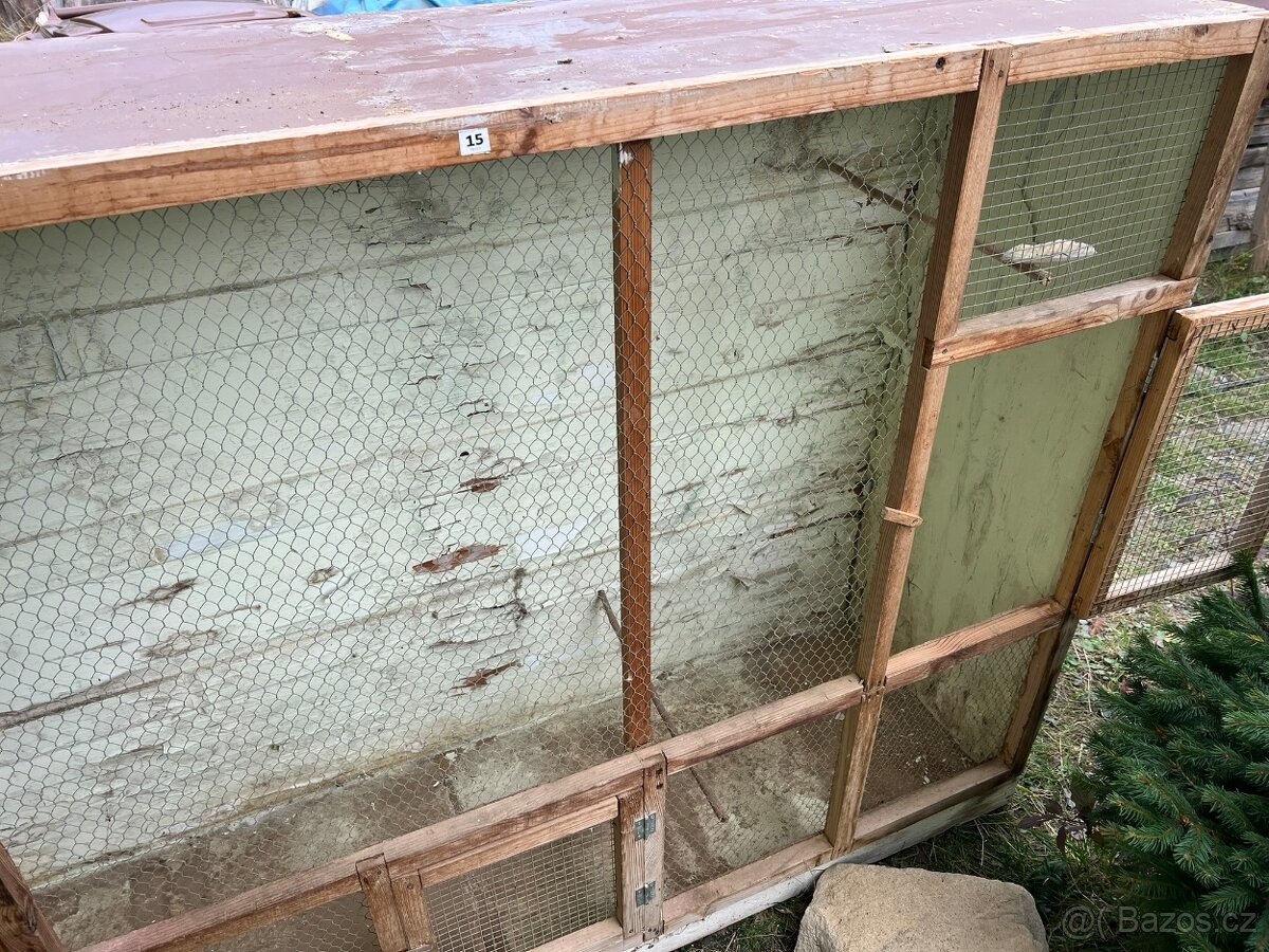 Dřevěná klec pro papušky - 3