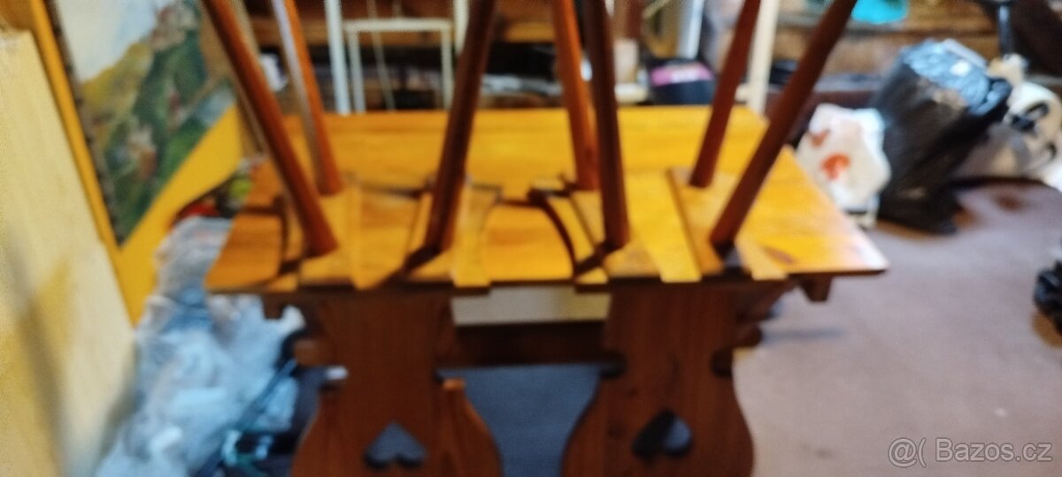 Stůl masiv borovice - 3