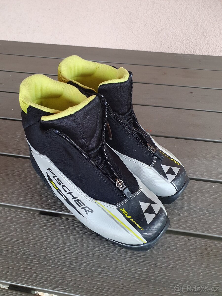 Běžecké lyže dětské + hůlky+boty - 3