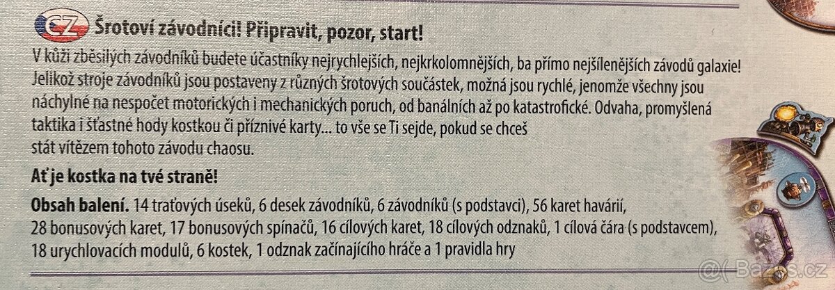 Deskova hra Scrap Racer - 3