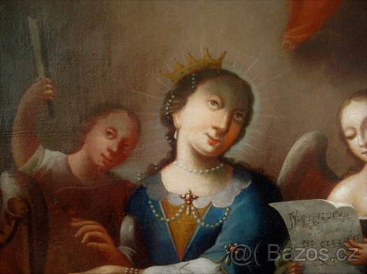 Barokní obraz Cecílie - 3