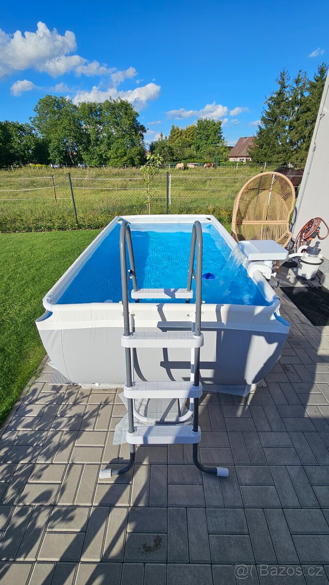 Intex Prism Frame 300 × 175 × 80 cm + schůdky + plachta - 3