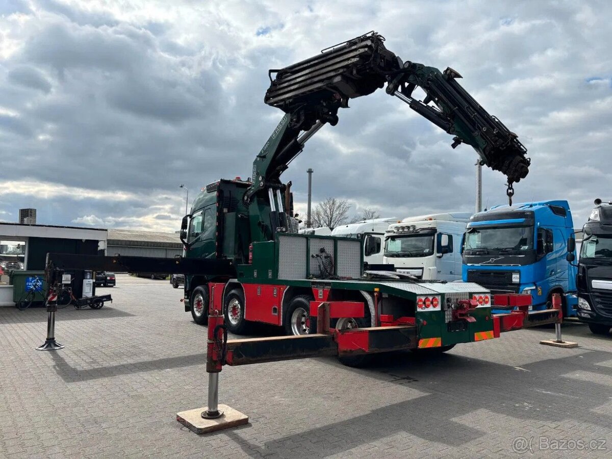 Volvo FH 500 - 8x4 – Tahač + HR-Fassi 1350 + Fly-Jib – EURO