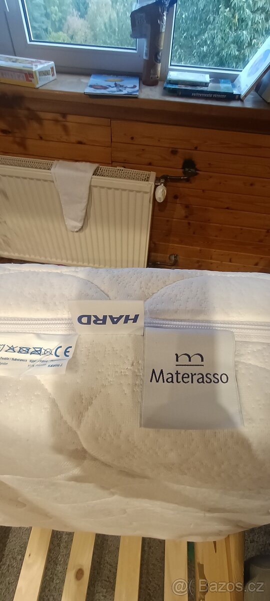 2x dětská postel borovice + matrace 160x80cm - 3