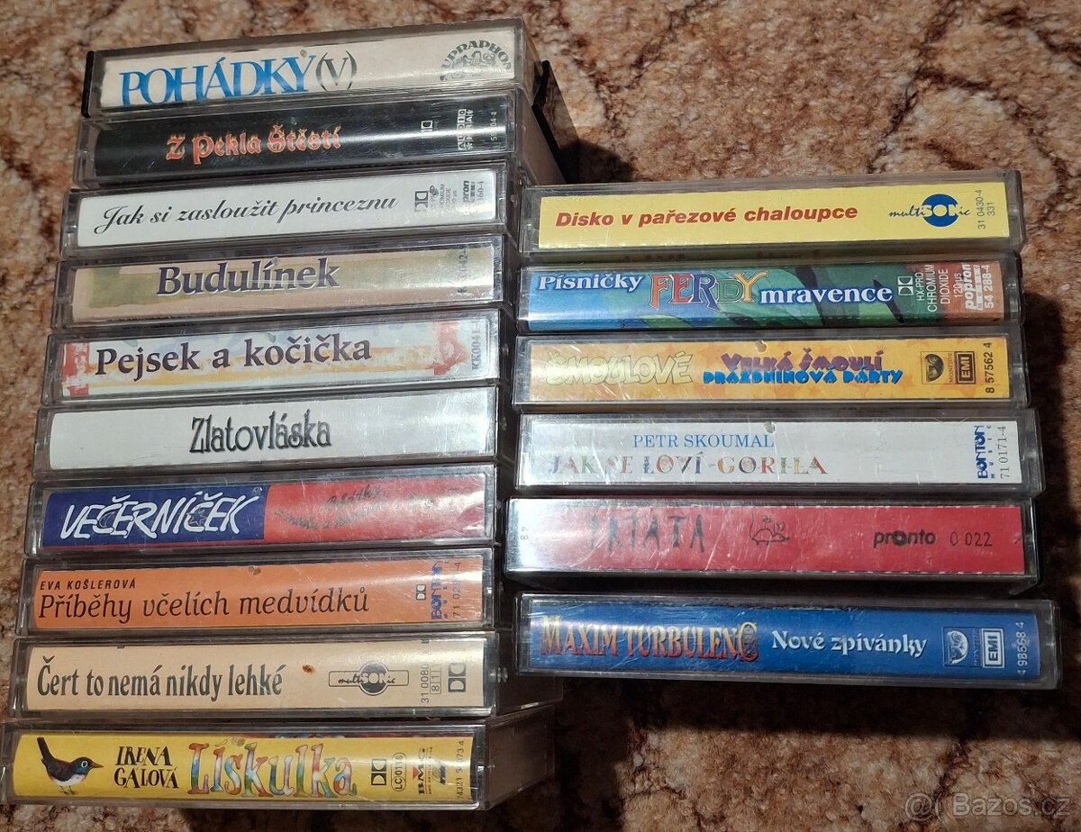 orig.,nahrané i nové MC kazety (hudba, pohádky) - 3