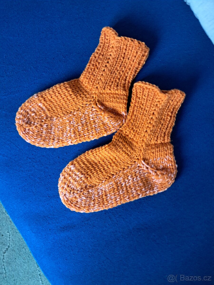 Ručně pletené ponožky - 3