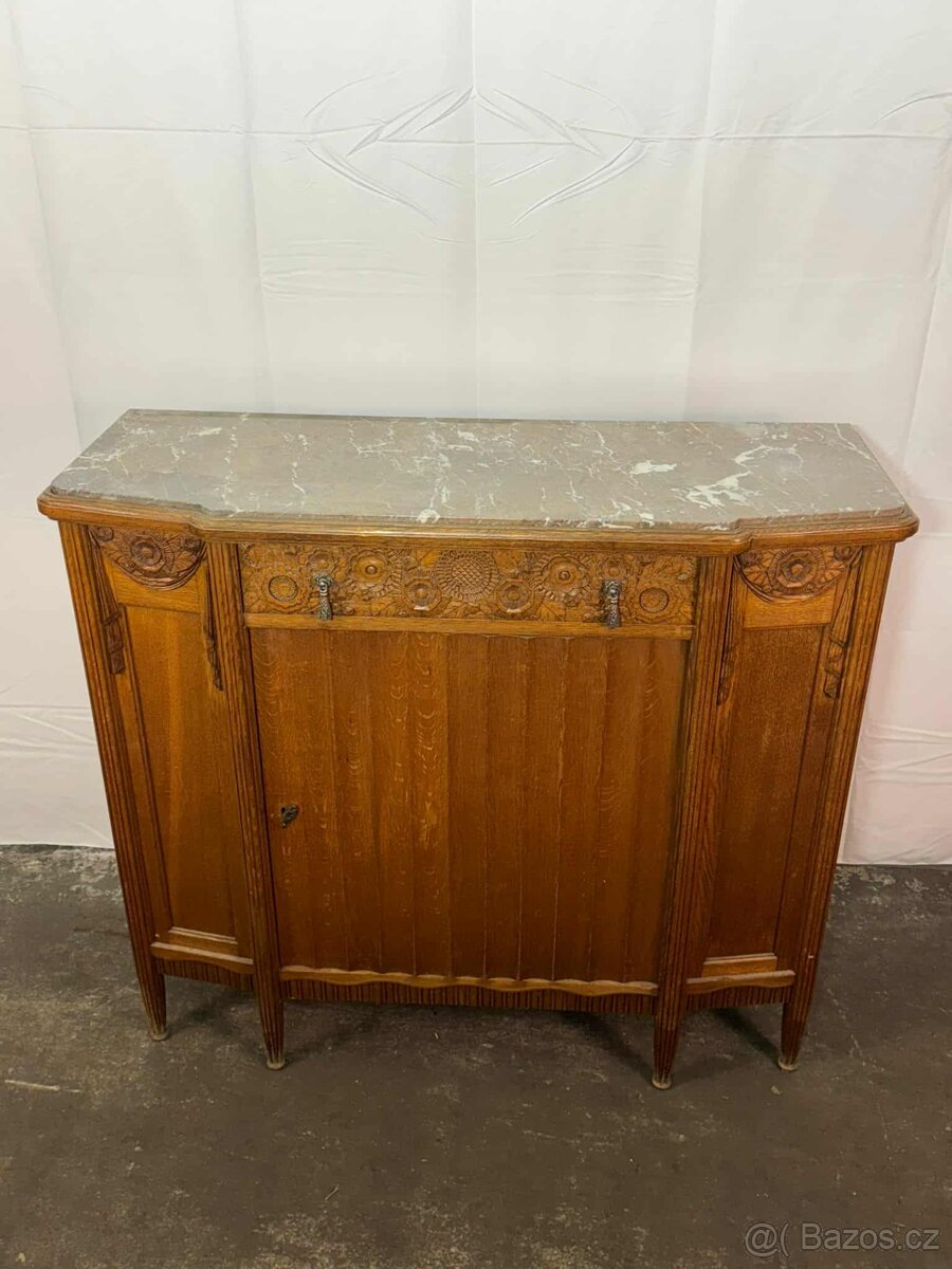 Art deco komoda s mramorem (134019) - 3