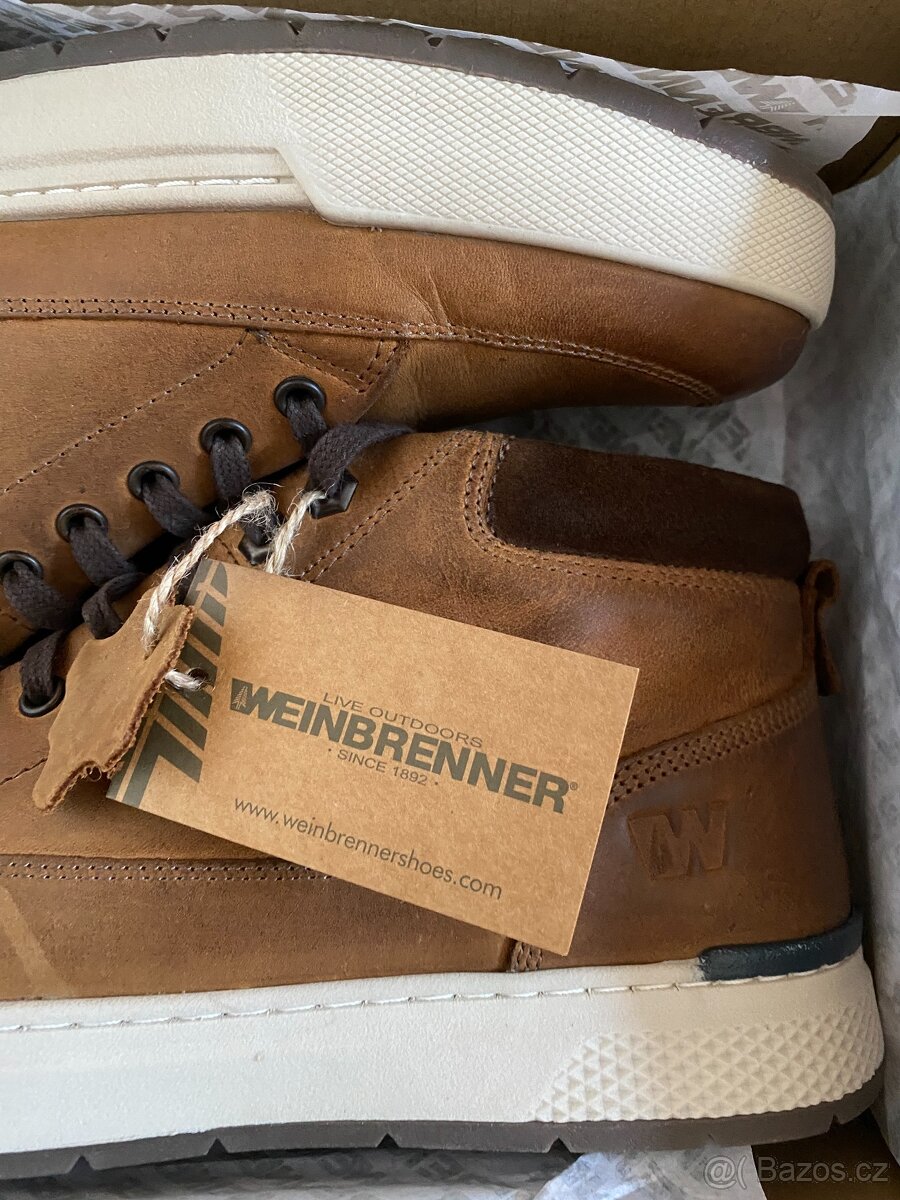 Nové pánské kožené podz./zimní boty Weinbrenner - č. 44 - 3