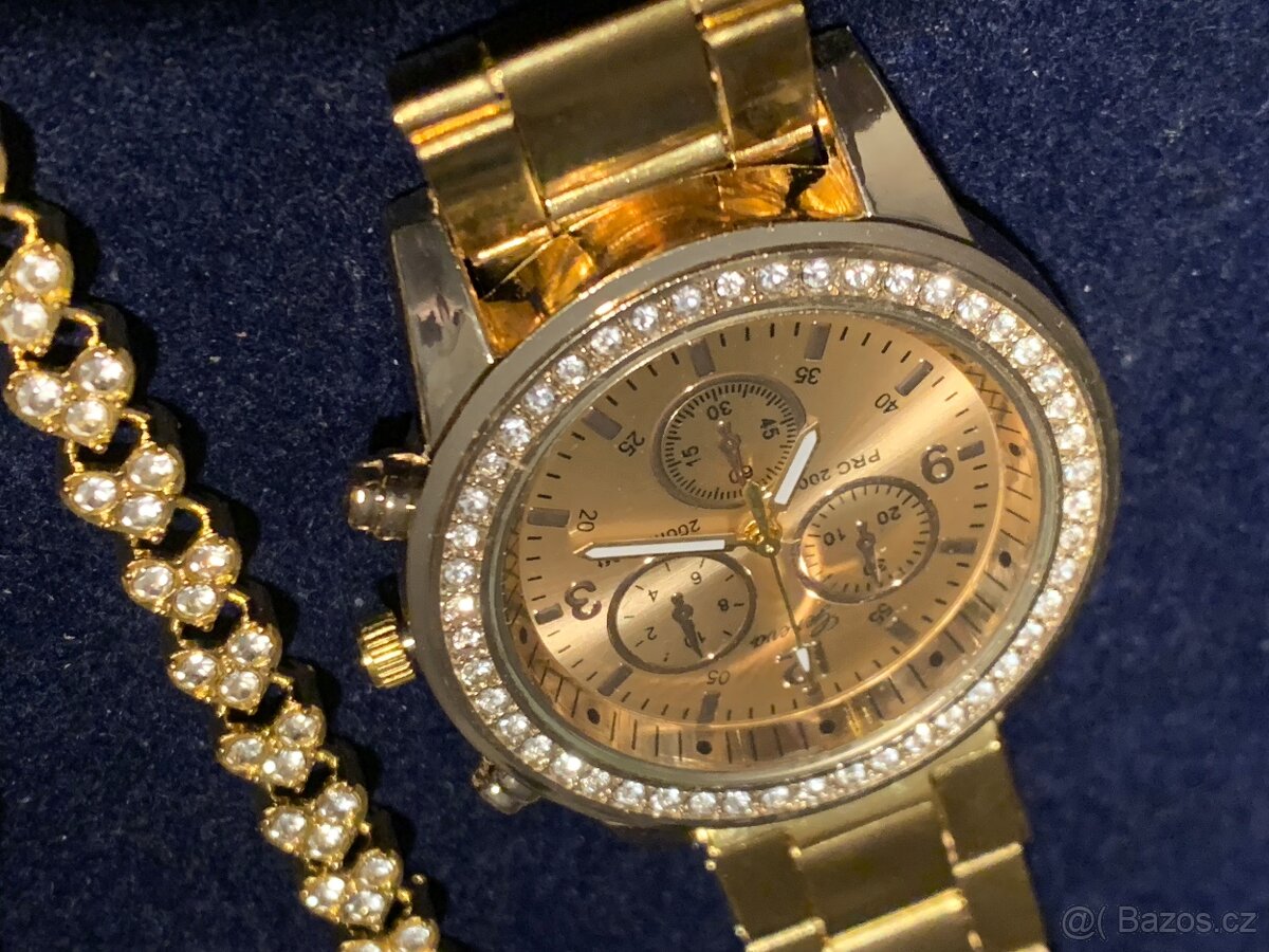 osazené zirkony + náramek - 3