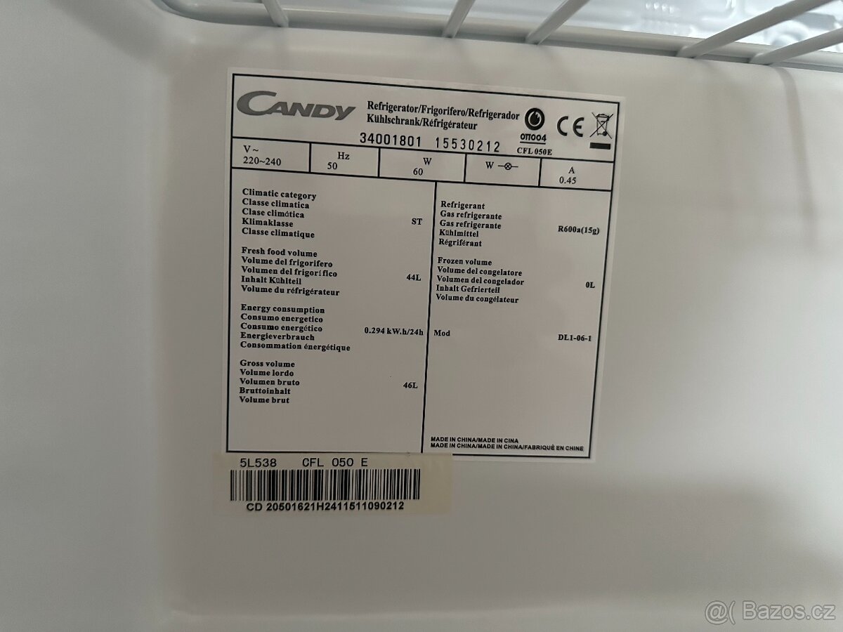 Lednička Candy CFL 050 E - 3