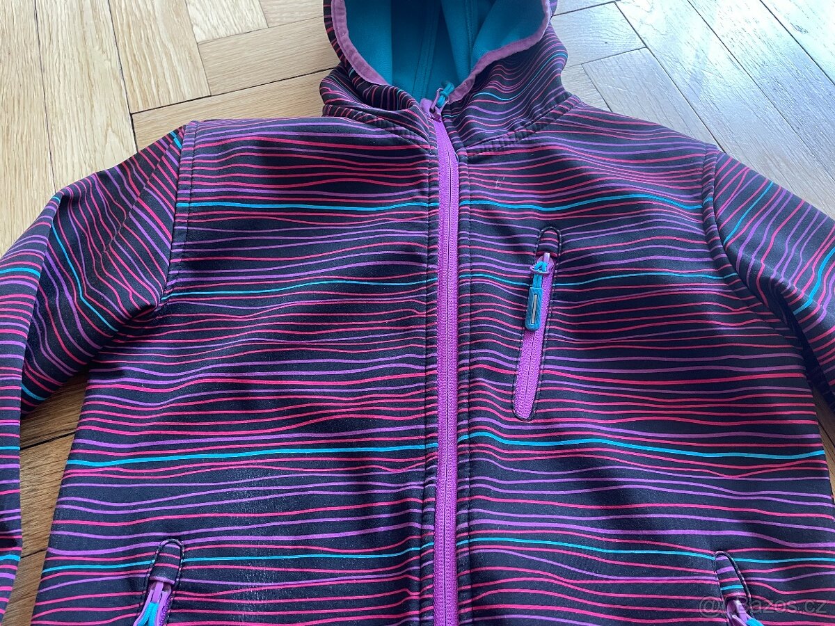 softshell bunda dívčí Lewro 128-134 - 3