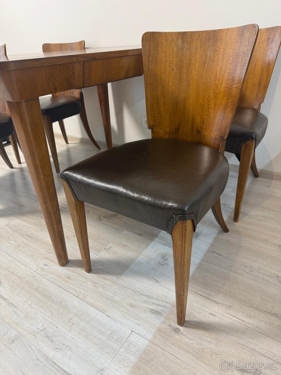 Jídelní set – stůl + 4 židle, halabalovský styl - 3