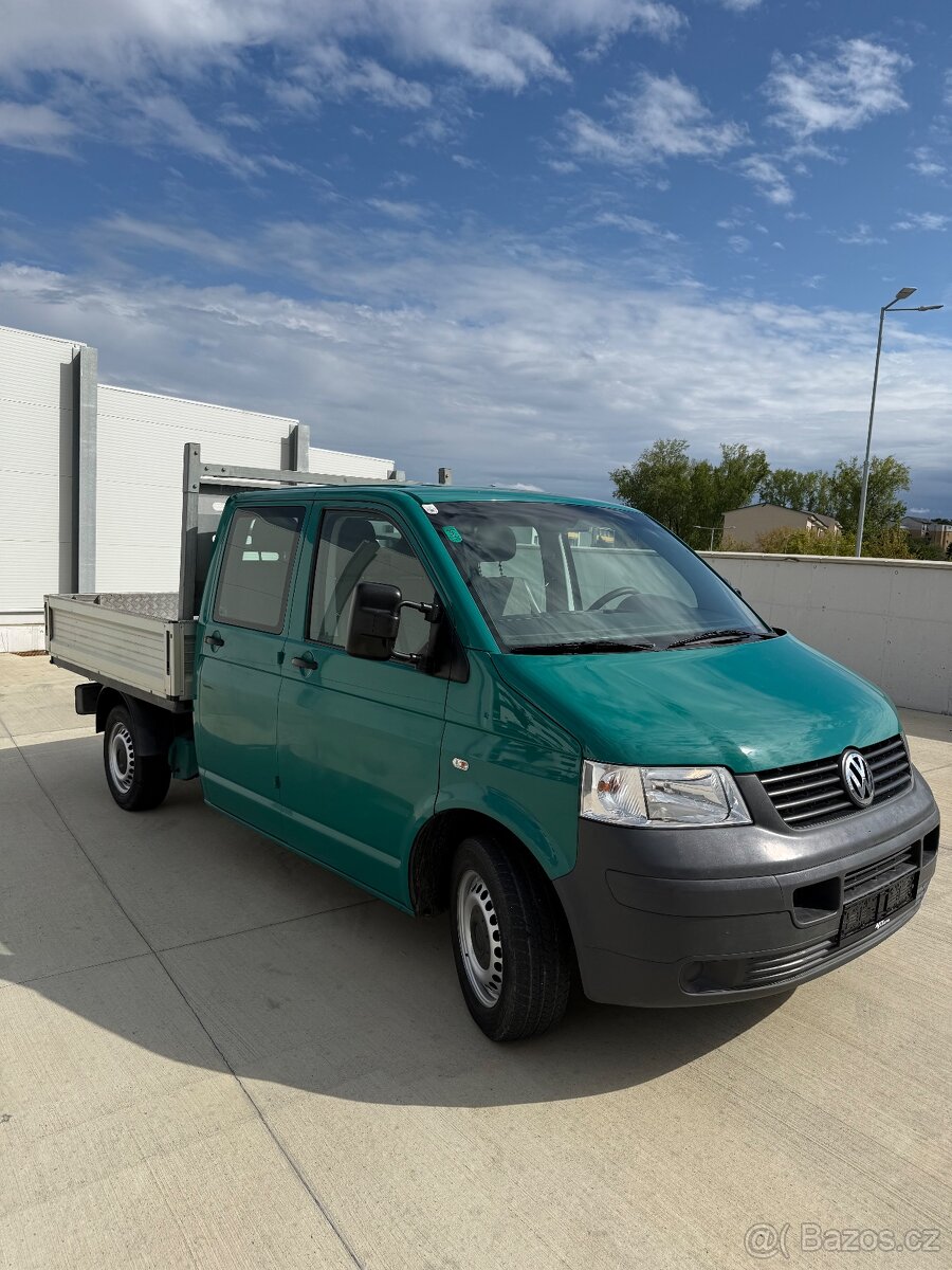 Vw T5 valník 1.9tdi 62kw TOP STAV DPH t5 transporter valník - 3
