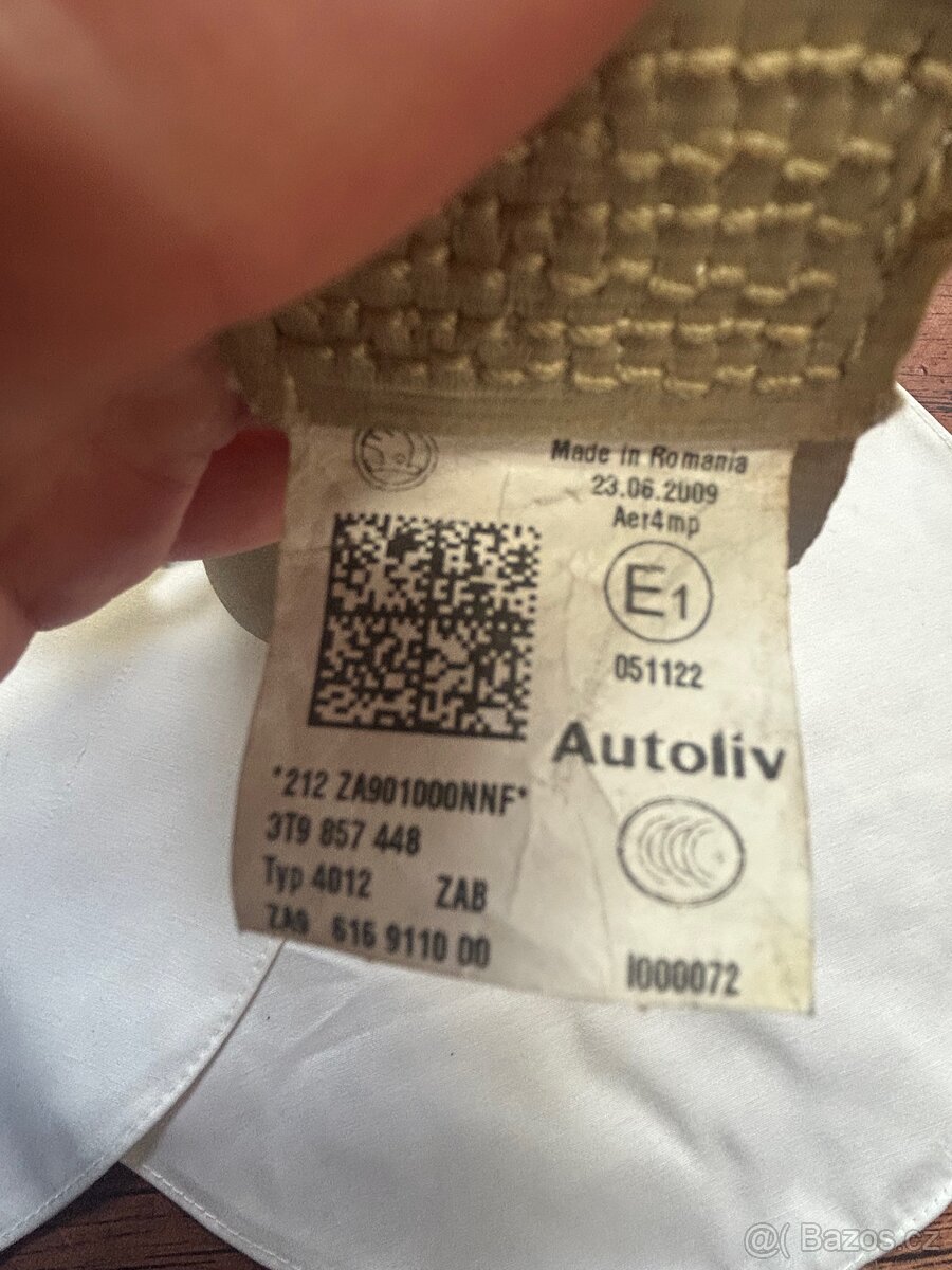 Zadní pásy Škoda Superb 2 combi - 3