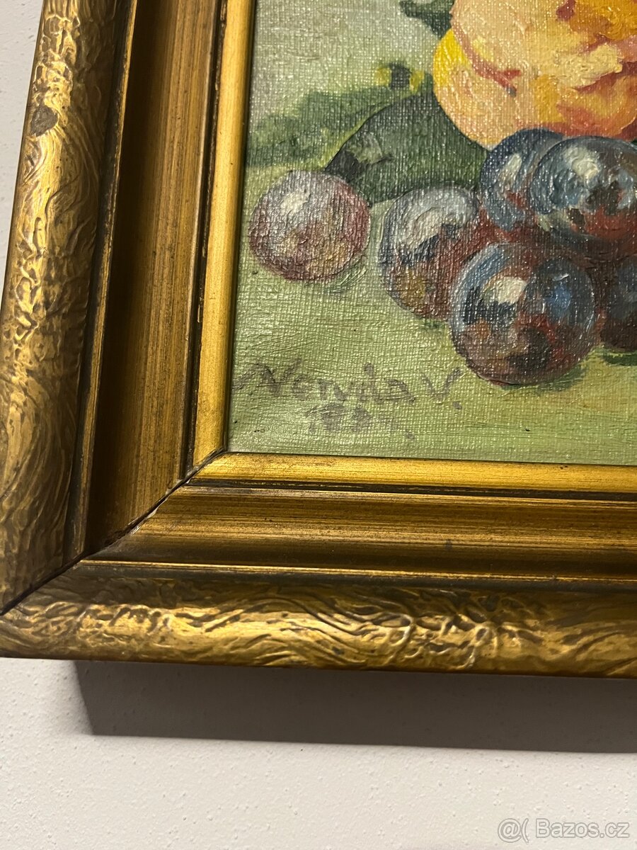 Starožitný obraz, Neruda.V plátno - 3