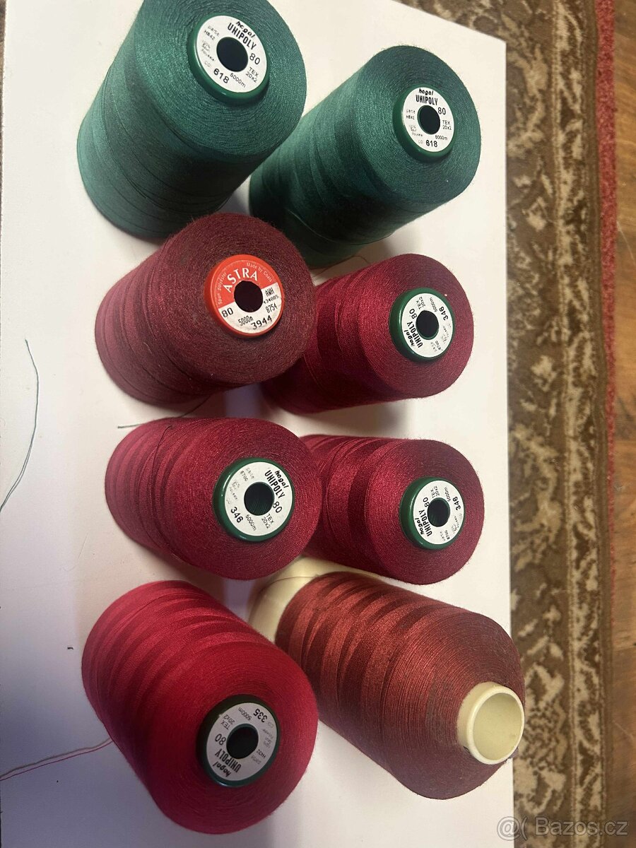 šicí nitě, nitě na overlock - 3