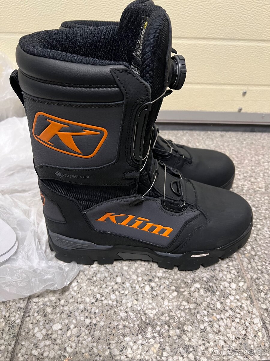 KLIM KLUTCH GTX BOA snowmobile boty velikost US 11 (44,5) - 3