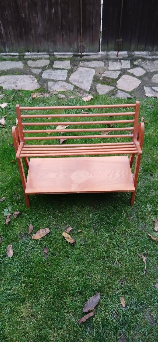 Retro odkládací stolek - 3