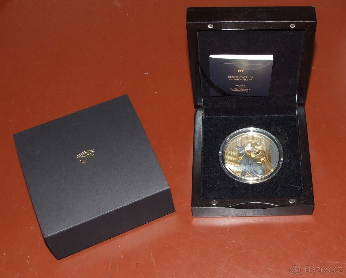 Sběratelská stříbrná mince Sachmet - 3