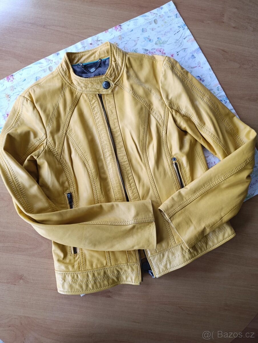 Kožená bunda Esprit vel.m - 3