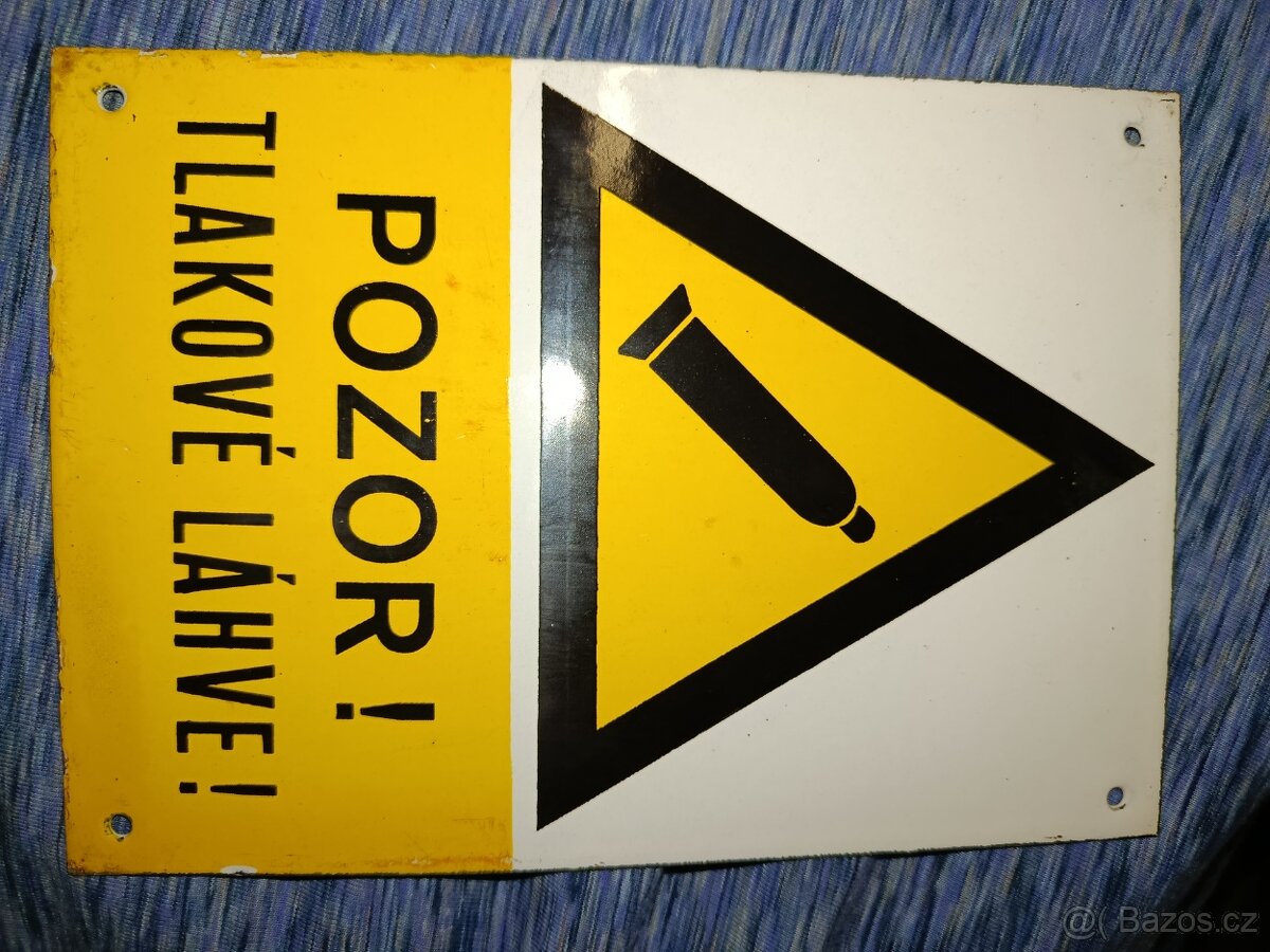 Smaltované cedule - 3