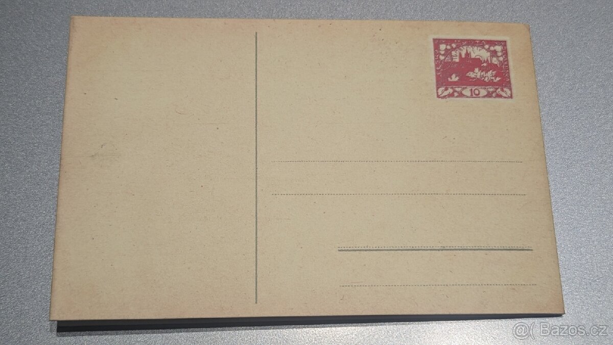 Zlatá mince Dobové pohlednice - 3