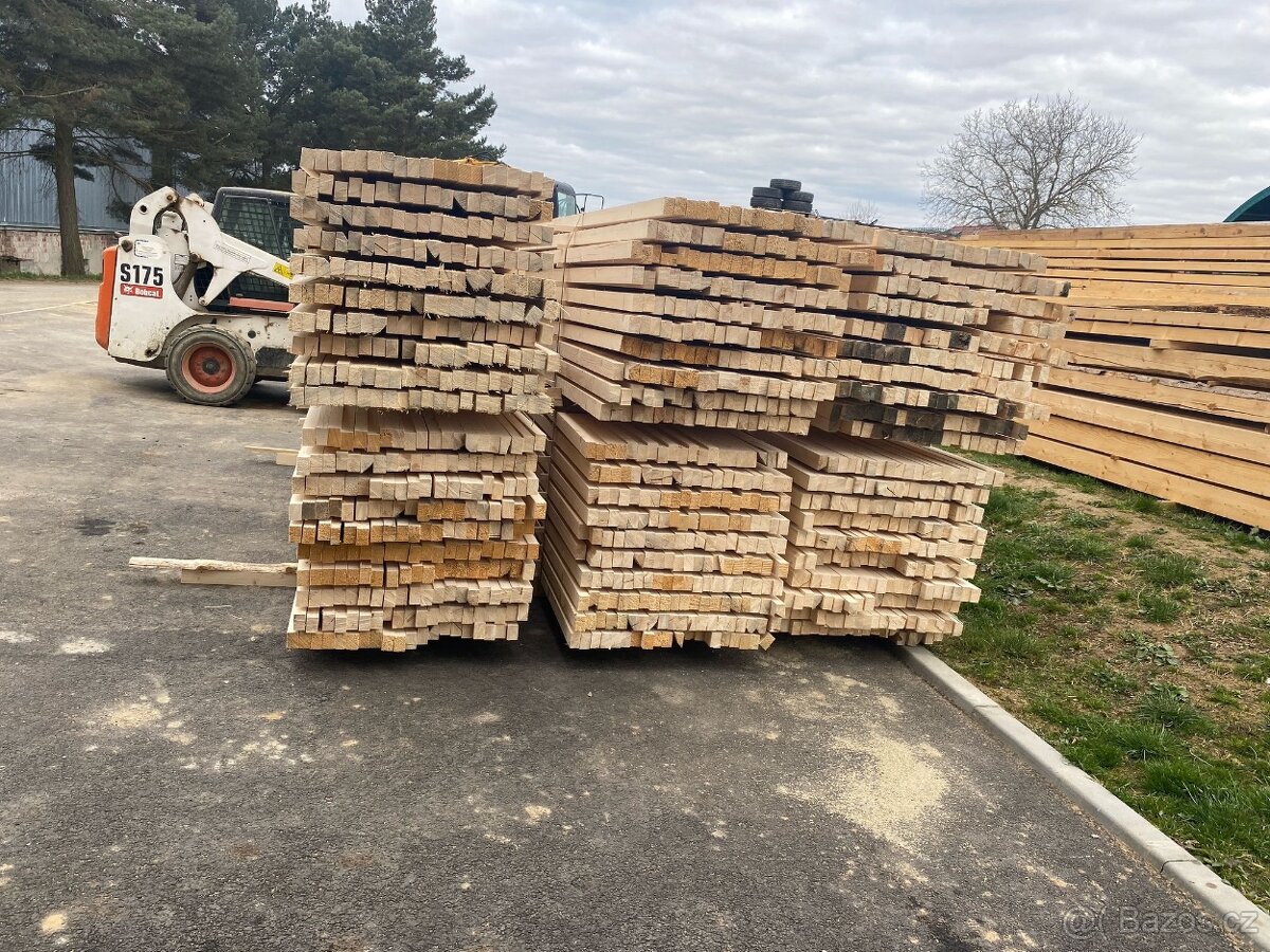 Střešní latě 6/4 cm - 3