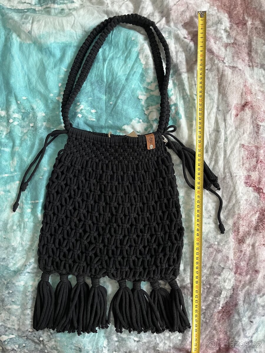 Síťovka macrame černá - 3