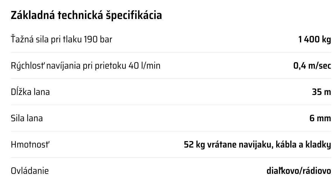 Naviják ForsMW RW1400 - 3