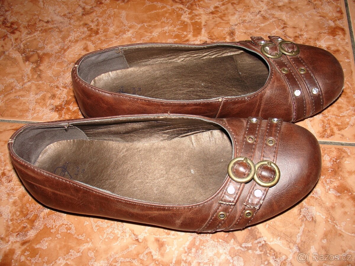 ++++ 2x dívčí / dámské boty vel. 35 a 36 - levně prodám ++++ - 3