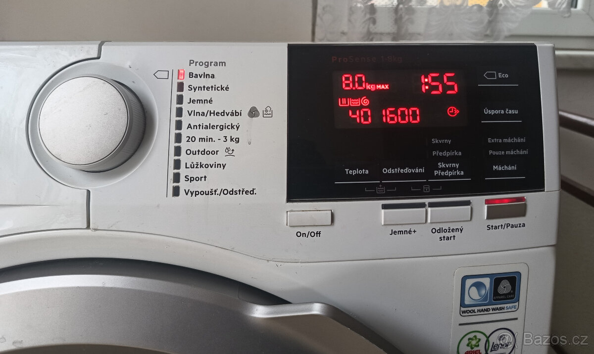 INVERTOROVÁ PRAČKA AEG - 8kg - 1600ot./min - 3