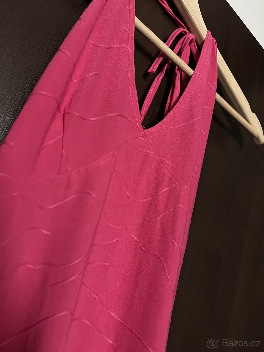 Azora - dáms. krásně růžové šaty – S/M? - 3