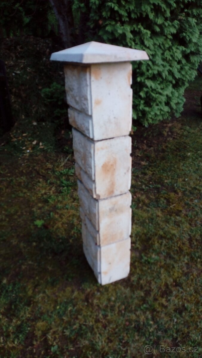 Plotový sloupek - umělý kámen - 3