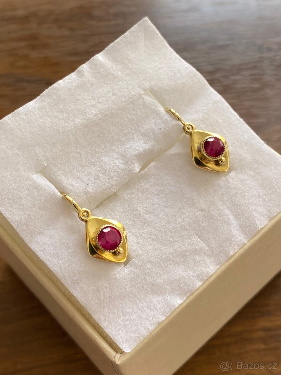 Zlaté náušnice, dětské - 3