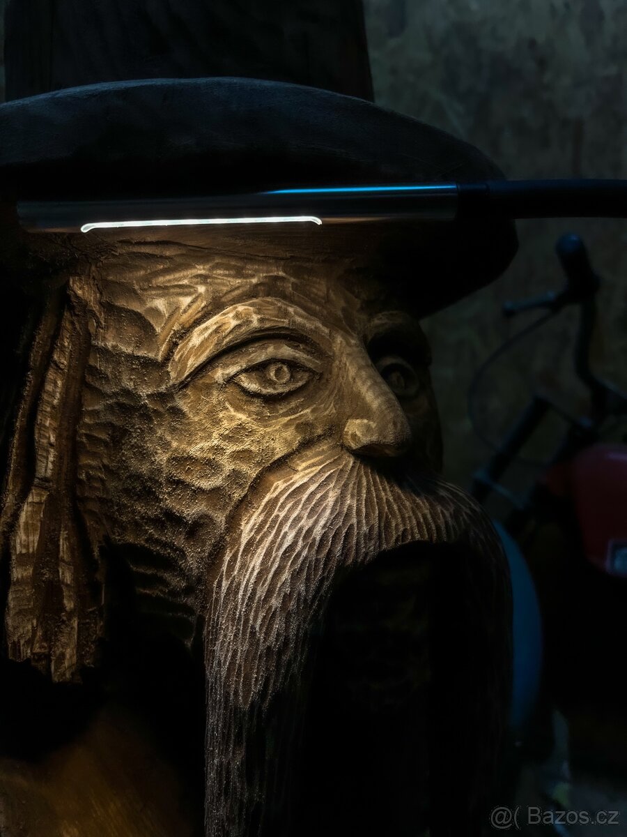 Socha vodníka ze dřeva dřevěné sochy - 3