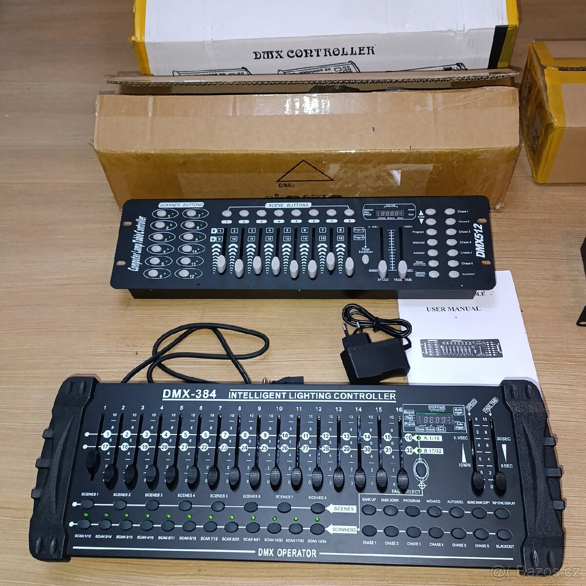 DMX ovladače a DMX spliter - 3