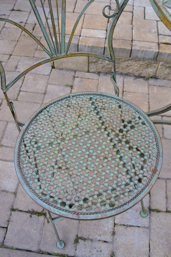 Kovový set PROVENCE antik zelenohnědá - 3