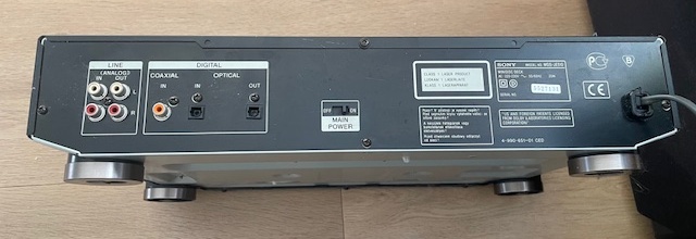 Minidisk Player/Recorder SONY MDS-JE510 - 3