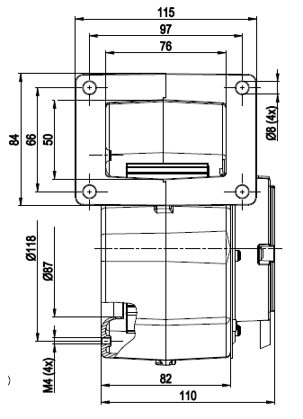 Ventilátor VIADRUS DUO/VULCANUS/A3W/A3C,G3G 108-BB01-03 - 3