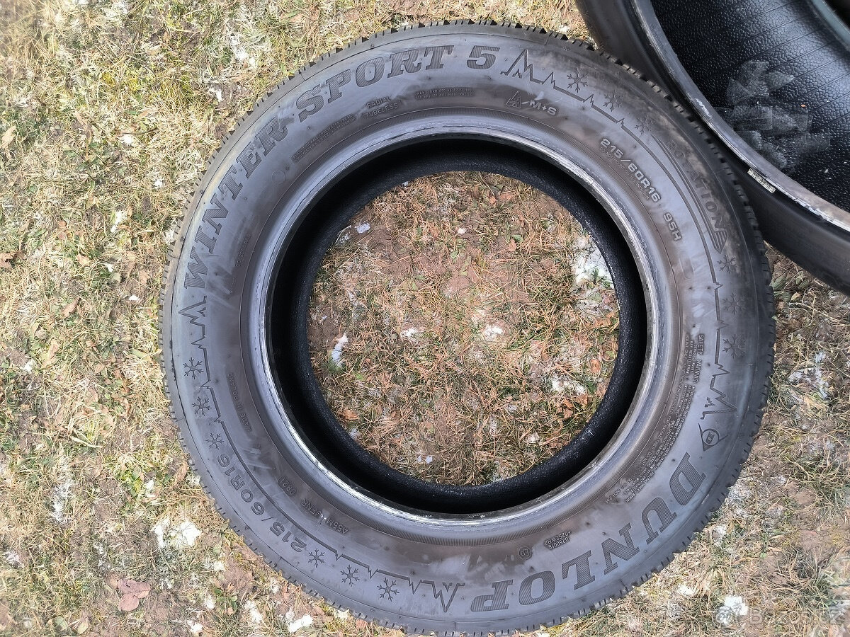 2 zimní pneumatiky 215/60/16 DUNLOP - 3