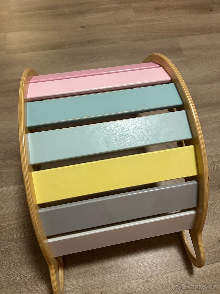 Elis design Montessori duhová houpačka 5v1 - 3