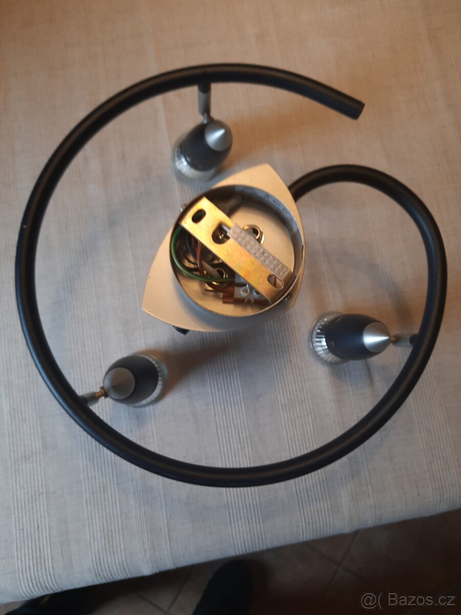 Černá bodová kruhová svítidla průměr 30cm - 3