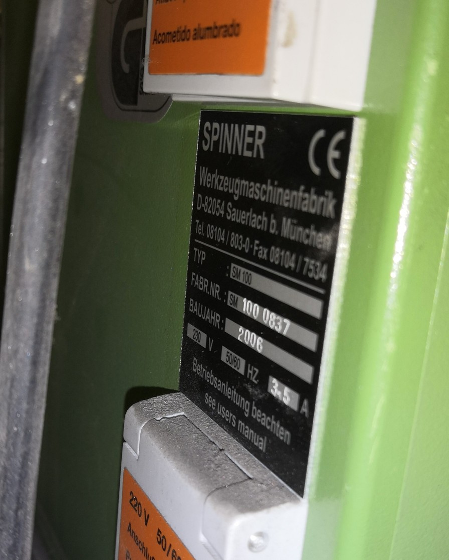 Bruska na nástroje SPINNER SM 100 - 3
