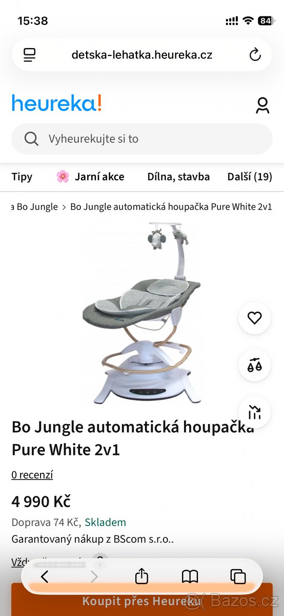 Houpací křesílko Bo Jungle - 3