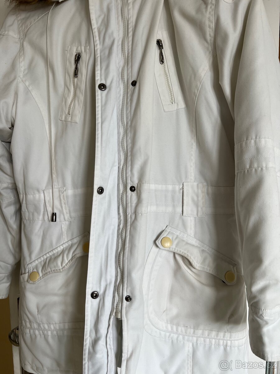 Bílá zimní bunda - 3