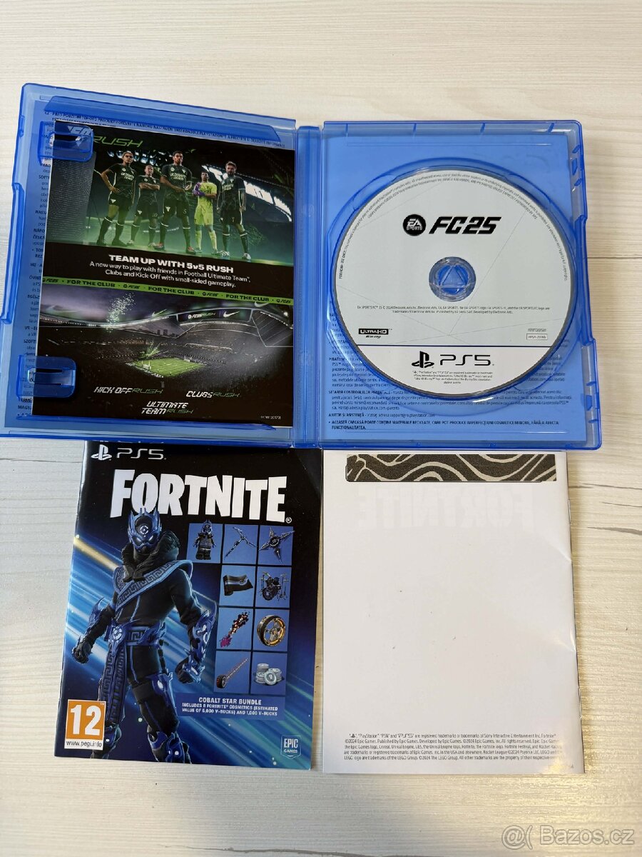 FC25 + Fortnite kódy 2x - 3