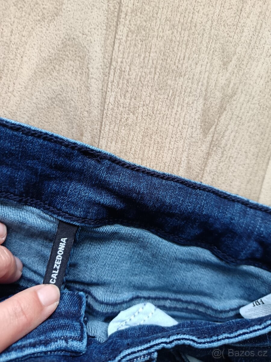 Modré džíny Calzedonia M - 3