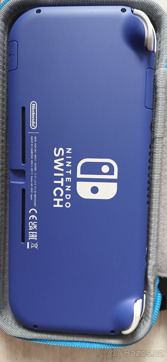 Nintendo Switch Lite Blue + originální krabice + pouzdro - 3