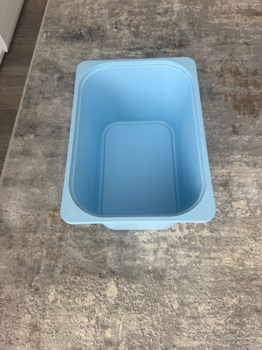 🩵 11× IKEA TROFAST – světle modré boxy - 3
