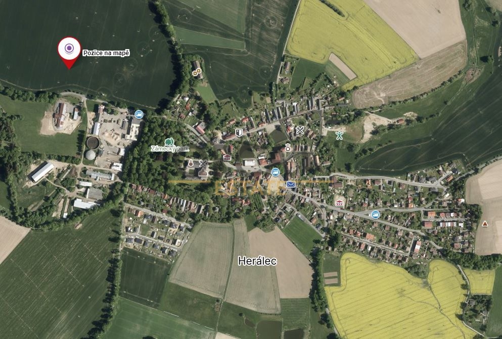 Prodej pozemku o výměře 1977 m2 v k. ú. Herálec (okres Havlí - 3